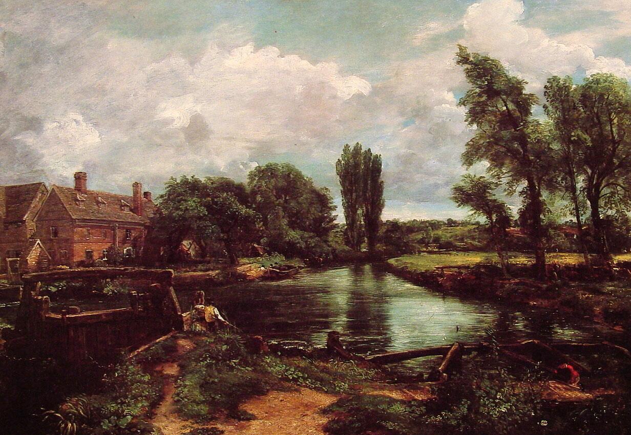 John Constable A Water-Mill